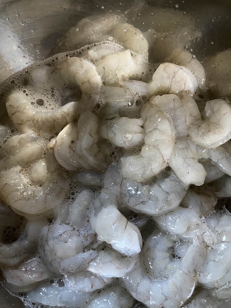 Stir-fried Shrimp with Cucumbers (6)