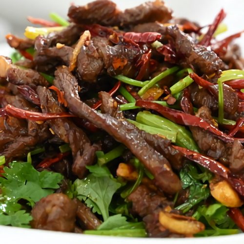 Shredded Beef Szechuan Style (干煸牛肉丝) | Easy Chinese Recipes