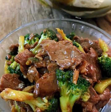 beef with chinese broccoli