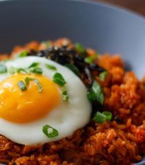 Pork Fried Rice Recipe with Kimchi